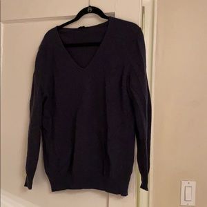 Dark blue cashmere sweater